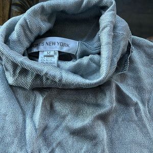 Jones New York, soft silver turtleneck, medium